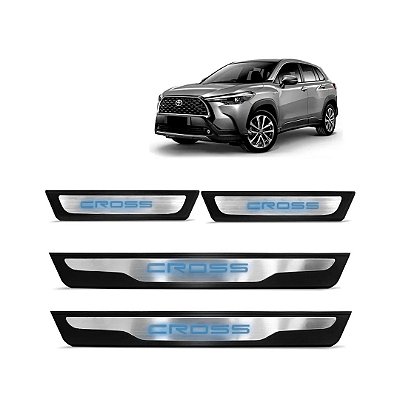 SOLEIRA PLASTICA CRETA C/LED AZUL - KX3