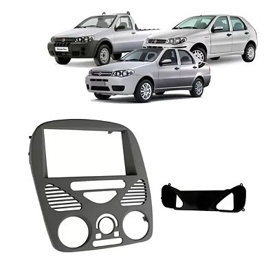 MOLDURA 7" PALIO/SIENA/STRADA/WEEKEND G2 02/14 COM AR  CINZ - FIAMON