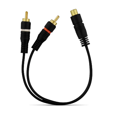 CABO Y RCA PRETO 2M/1F 20CM KX3