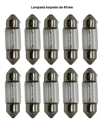 LAMPADA HALOGENA TORPEDO 41MM C/10 - CINOY