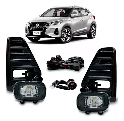 KIT FAROL AUX NISSAN KICKS 21/- BT/TOUCH - SHOCKLIGHT