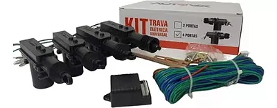 KIT TRAVA ELET UNIVERSAL 4P - AUTOVEX