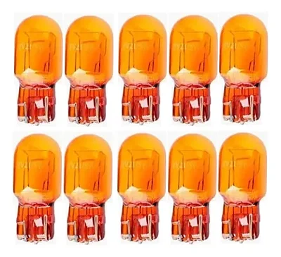 LAMPADA COMUM 1PO T20 ESMAGADO AMBAR C/10 - AUTOVEX