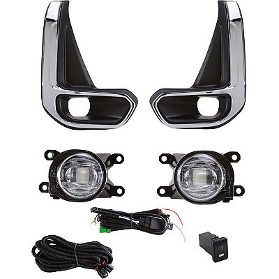 KIT FAROL AUX HILUX 21 C LED / MD PRETA BT/ORIG - SHOCKLIGHT 02500347