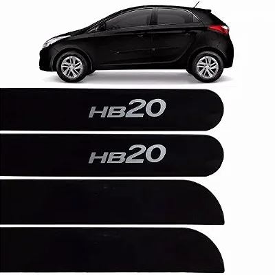 FRISO LAT HB20 HATCH PRETO ONIX 4PÇS