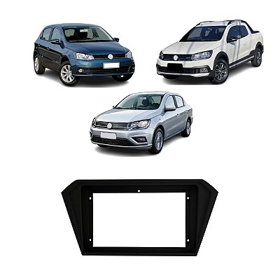 MOLDURA PAINEL 9" GOL/SAVEIRO/VOYAGE G7/G8 PRETA - FIAMON