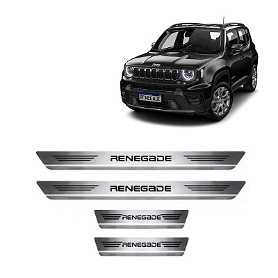 SOLEIRA AÇO ESCOVADO JEEP RENEGADE JP02500001