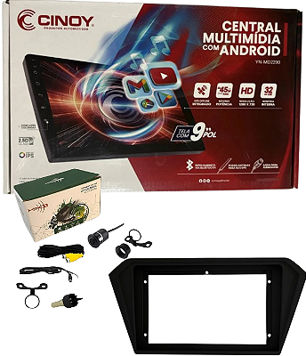 KIT CENTRAL MULTIMIDIA COMPLETA 9" NOVA SAVEIRO - KIT - CINOY