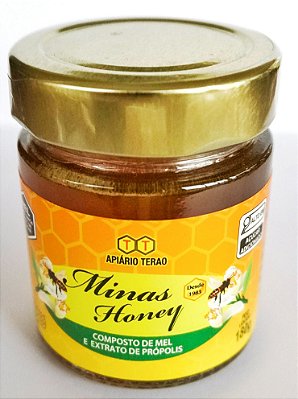 COMPOSTO DE MEL E EXTRATO DE PRÓPOLIS MINAS HONEY 180g