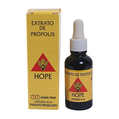 Extrato De Propolis Hope 30ml. - Caracteristico