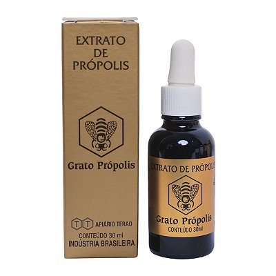 3 Unidades de Extrato de própolis GRATO PRÓPOLIS 30ml