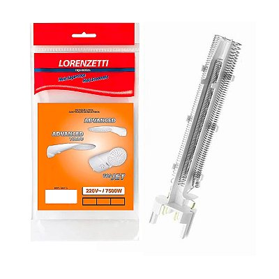 Resistência 220v 7500W Multitemperatura Turbo Lorenzetti