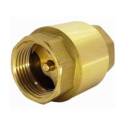 Valvula de Retenção Vertical 1 Polegada com Mola Sede Metal
