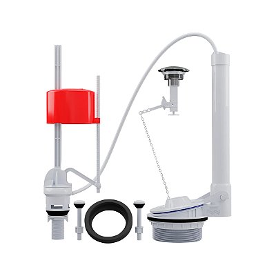Kit Caixa Acoplada Universal Acionamento Superior Completo