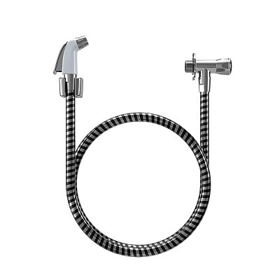 Ducha Higiênica com Registro 1/4 de Volta ABS Cromado Egapop