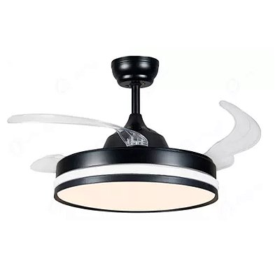 Ventilador de Teto com Painel de Led 36W Bivolt FleshWind PT
