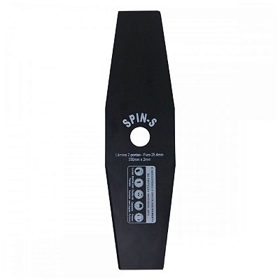 Lâmina 2 Pontas  Furo 25mm 1 Pol x 330mm x 2mm Vulcan