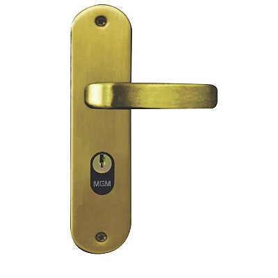 Fechadura para Banheiro Stilo Alavanca Bronze Latonado MGM