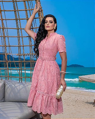 Vestido Luz - Rosa