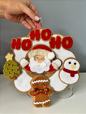 Guirlanda Papai Noel (pequena)