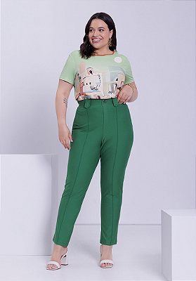 Blusa Manga Curta Plus Size