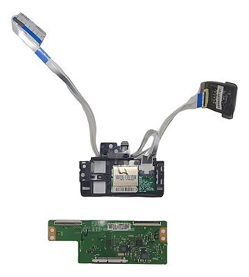 Placa T-con  + Placa Wifi  + Botão Powe Tv Lc490duy