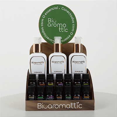 kit lojista Hidra 14 Óleos Essenciais Bioaromattic