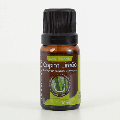 Óleo Essencial Capim Limão 10ml 100% Puro Bioaromattic