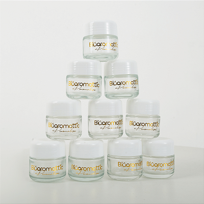 Pote de Vidro 30gr Cosmético Cristal  Bioaromattic  10 unidades