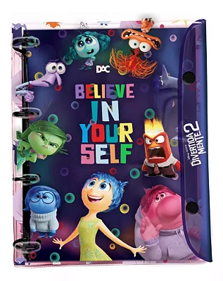 CADERNO ARGOLADO FICHÁRIO CRISTAL DIVERTIDAMENTE DAC