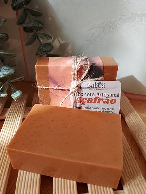 Sabonete Artesanal Açafrão da Terra - Reduz pelos