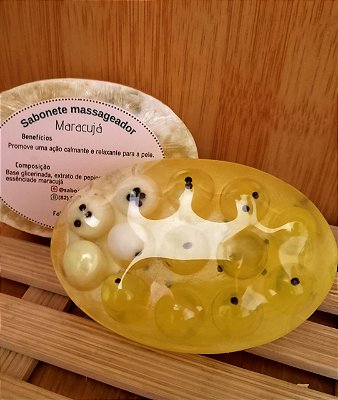 Sabonete Artesanal Massageador - Maracujá