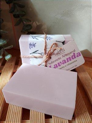 Sabonete de Lavanda- óleo de semente de uva