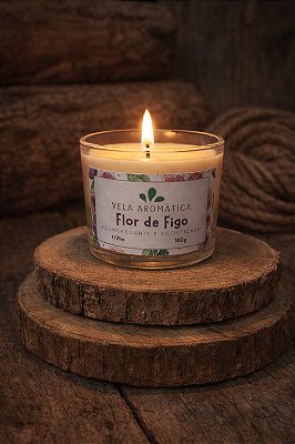 Vela Aromática Flor de Figo - 100g