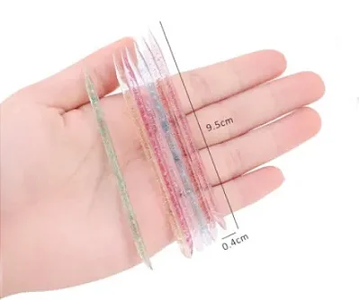 Palito Plástico Aplicador com Gliter 50un