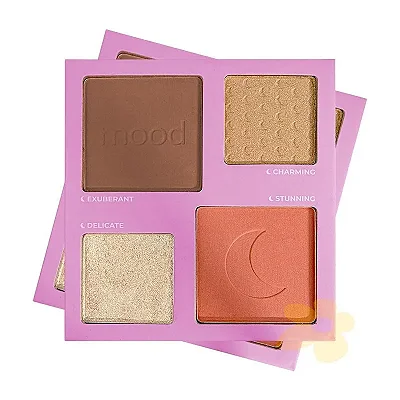 Paleta Blush Contorno e Iluminador Beyond Words Mood - HBF586/2 - Ruby Rose
