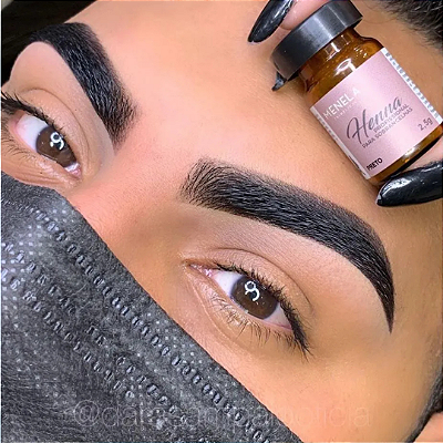 KIT HENNA PARA SOBRANCELHAS MENELA 2,5 G - PRETO
