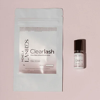 Clear Lash Cola para Cílios Menela Lashes 3g