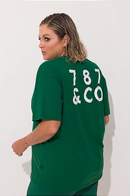 Camiseta Fitness 787&CO Verde