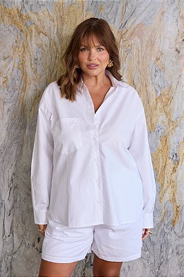 Camisa Alfaiataria Oxford Branca