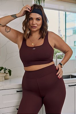Top Fitness Plus Size 787 Mocha