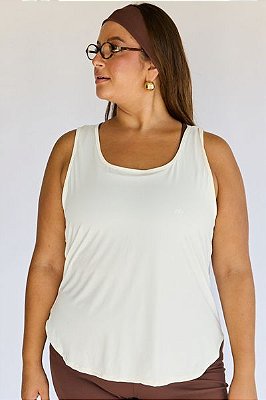Regata Fitness Plus Size Tech Off White