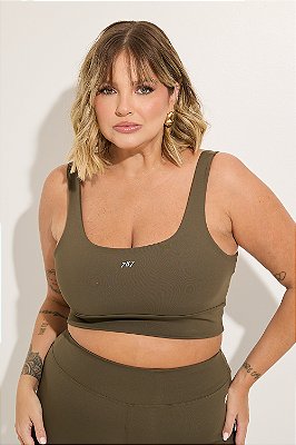 Top Fitness Plus Size 787 Oliva