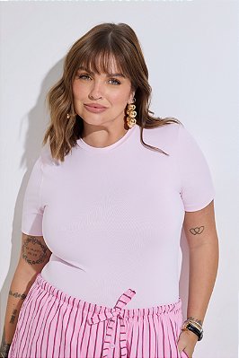 Blusa Irene Poliamida Rosa