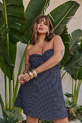 Vestido Miami Poá Preto