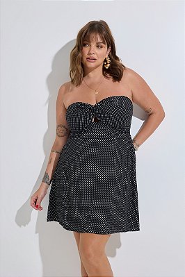 Vestido Miami Poá Preto