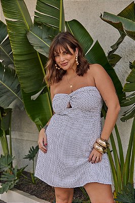 Vestido Miami Poá Branco