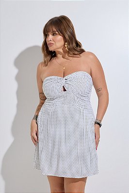 Vestido Miami Poá Branco