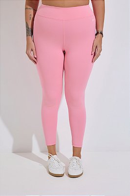 Legging Fitness Plus Size Rosa