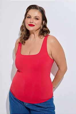 Regata Thaís Poliamida Vermelha